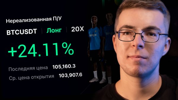 Публичная сделка по #BTC на трансляции 2.06