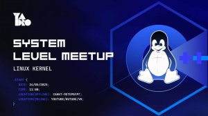 System Level Meetup. Поток Linux kernel