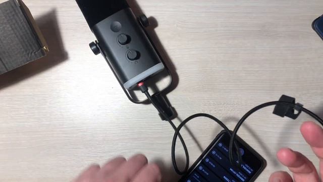 Микрофон Fifine am8. Использование совместно с смартфоном смотреть онлайн