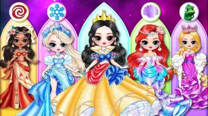 Если принцессы Диснея станут русалками из социальных сетей, то это будут лучшие модные бумажные кукл