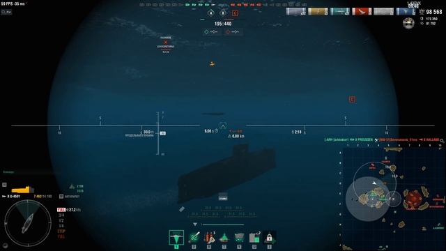 Мир кораблей KWANT  TinY_TooN  на ПЛ U-4501 СЕМЬ ФРАГОВ и 182т урон?