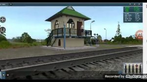 работаю дежурным по переезду в Trainz simulator Android на Казахс