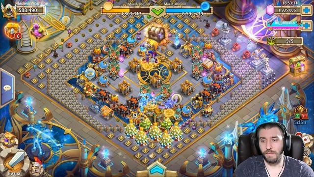 МЕГАКРУТОЙ РОЛЛ И ТАКОЙ ШЛАК В НАГРАДЕ \ БИТВА ЗАМКОВ \ CASTLE CLASH