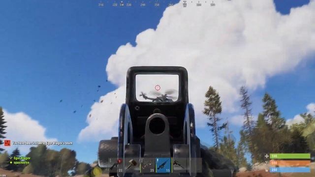 FIGHT RUST демо плагина на вызов персонального вертолета смотреть онлайн
