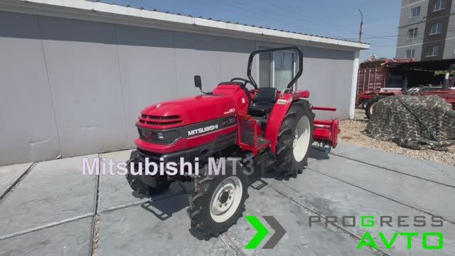 Обзор мощного и компактного японского минитрактора Mitsubishi MT311 смотреть онлайн