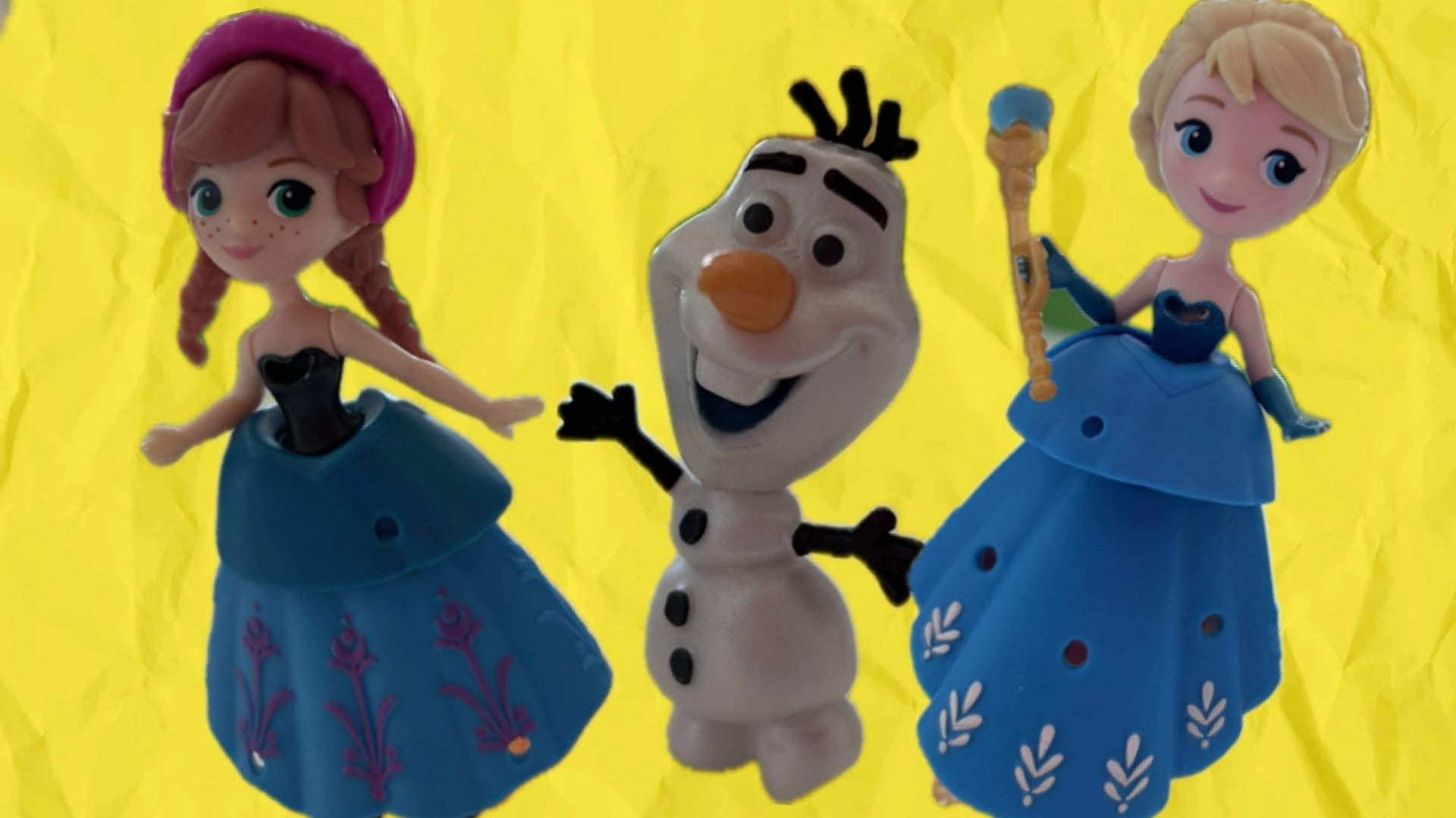 Эльза, Анна и Олаф едут в отпуск.