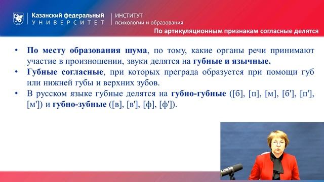 ИПО Камалова Л.А. - 1.3. Классификация согласных звуков р смотреть онлайн