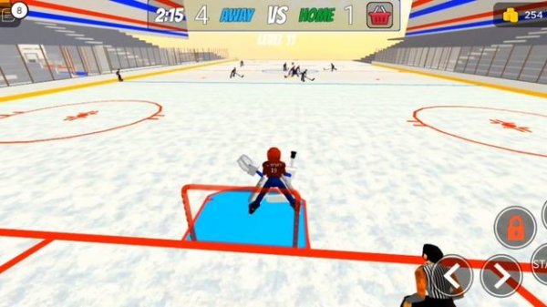 отличный матч за вратаря! хоккей roblox.