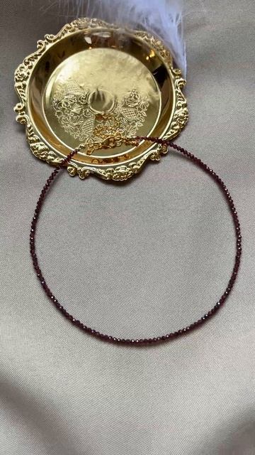 Чокер из натурального граната 4901 ЛеБижу