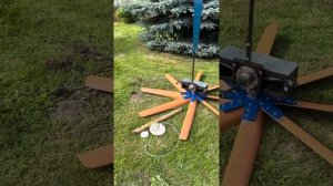 Ветряной аэратор. Сборка и установка.