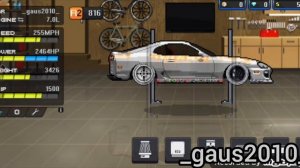 Купил машину TOYOTA SUPRA  самая быстрая в мире в игре Pixel car r