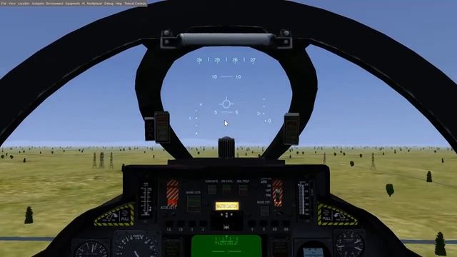 FlightGear Flight Simulator - обзор на примере F-14A Tomcat