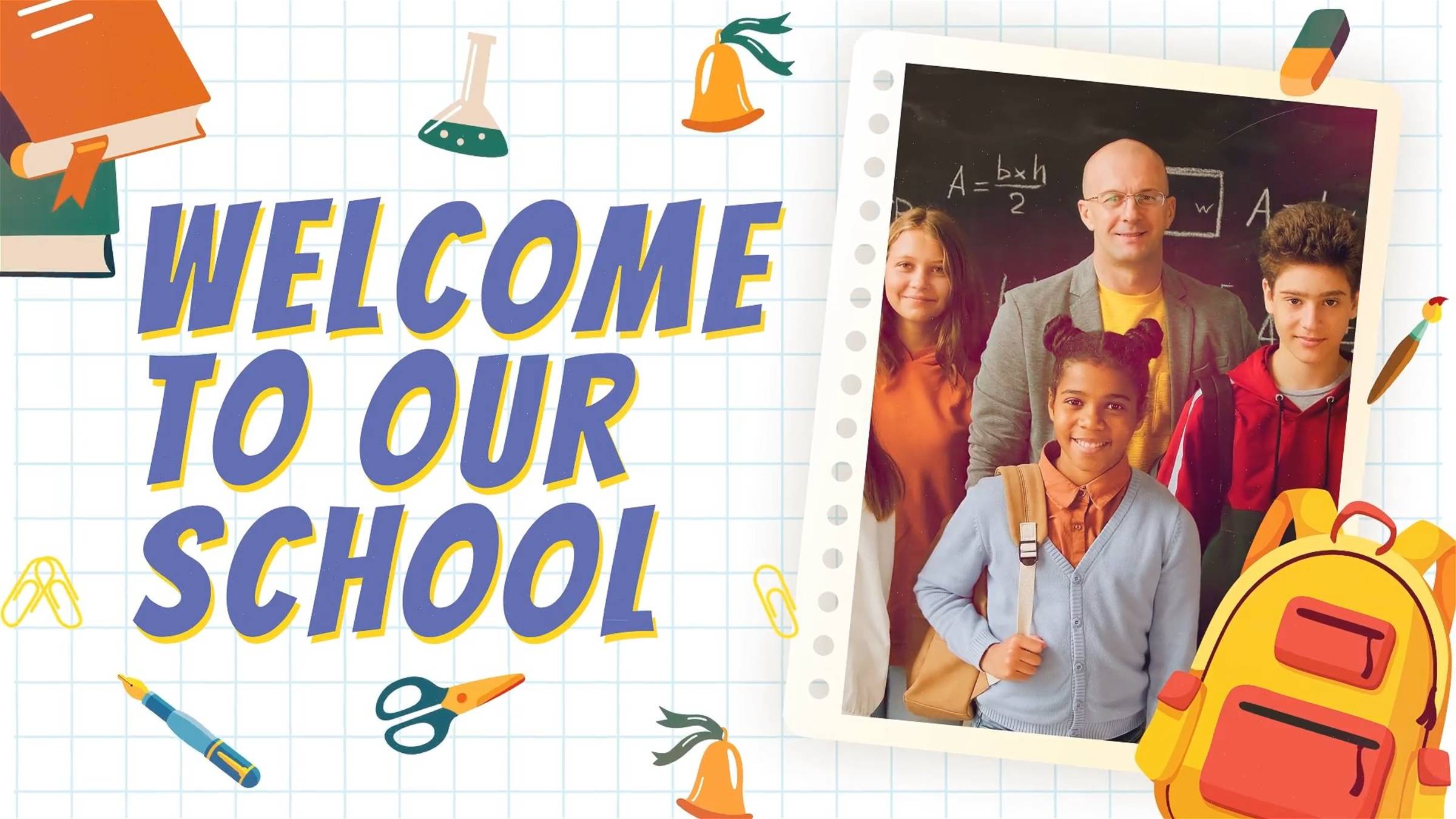 Слайд-шоу Школьное 4 на выпускной или последний звонок. Видеоролик на заказ. Пример