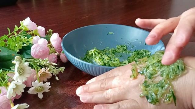 Үйде қиярдан крем жасадым .Cucumber Cream. Огуречный крем.
