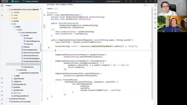 Пробуем понять CompletableFuture в Java смотреть онлайн