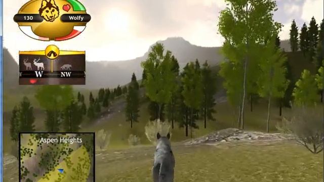 WolfQuest часть 2,медвеедь!!! И щеночки,лол!