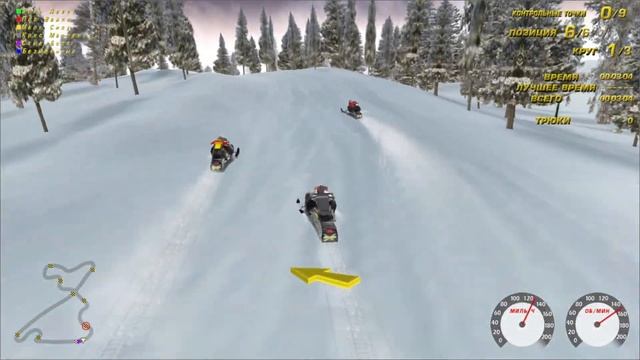 Ski-Doo X-Team Racing (2001) ➤ Команда Ski-Doo: Снежный экстрим ● Windows