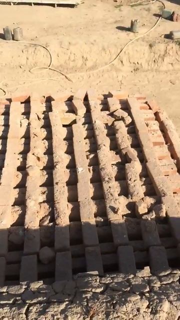 Испытание туннельной печи на угле/ brick firing tunnel kiln testing, u смотреть онлайн