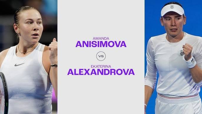 14.02.2025. Екатерина Александрова - Аманда Анисимова. WTA Doha. Alexandrova - Anisimova смотреть онлайн