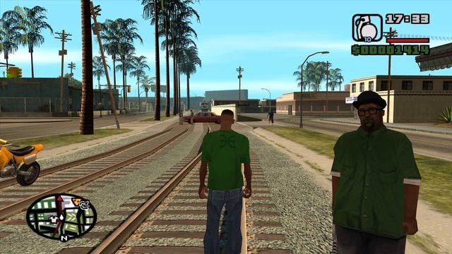 Как пройти миссию НЕ ПО ТУ СТОРОНУ РЕЛЬС в GTA San Andreas?
