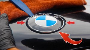 Как заменить эмблему BMW на капоте, процесс снятия и установки значка