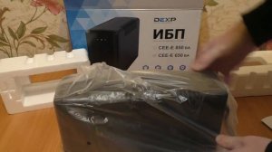 ИБП DEXP CEE E 650VA распаковка