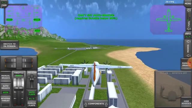 жизнь пилота в turboprop flight simulator #2 отказ гидравлической с смотреть онлайн