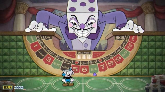 Cuphead ранг S Шестигранный король (King Dice) смотреть онлайн
