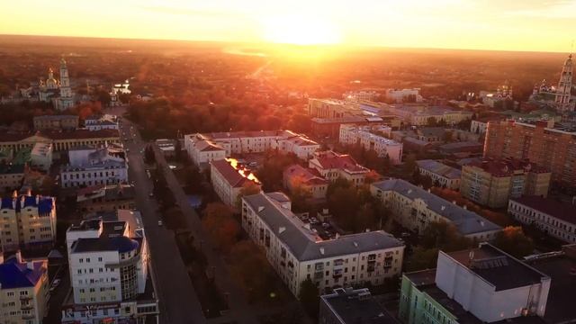 Тамбов. Flying drone. 4K quality смотреть онлайн