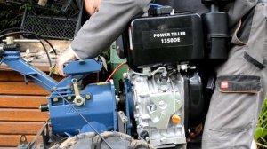 Соединение двигателя мотоблока с коробкой передач