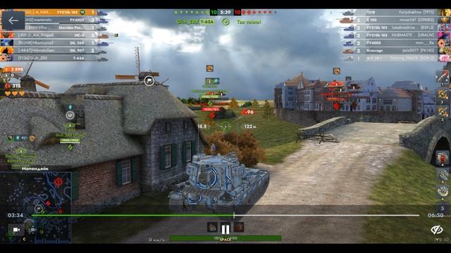 FV215b 183, Молендейк, 30.05.2025 14-08, возрождение, встречный