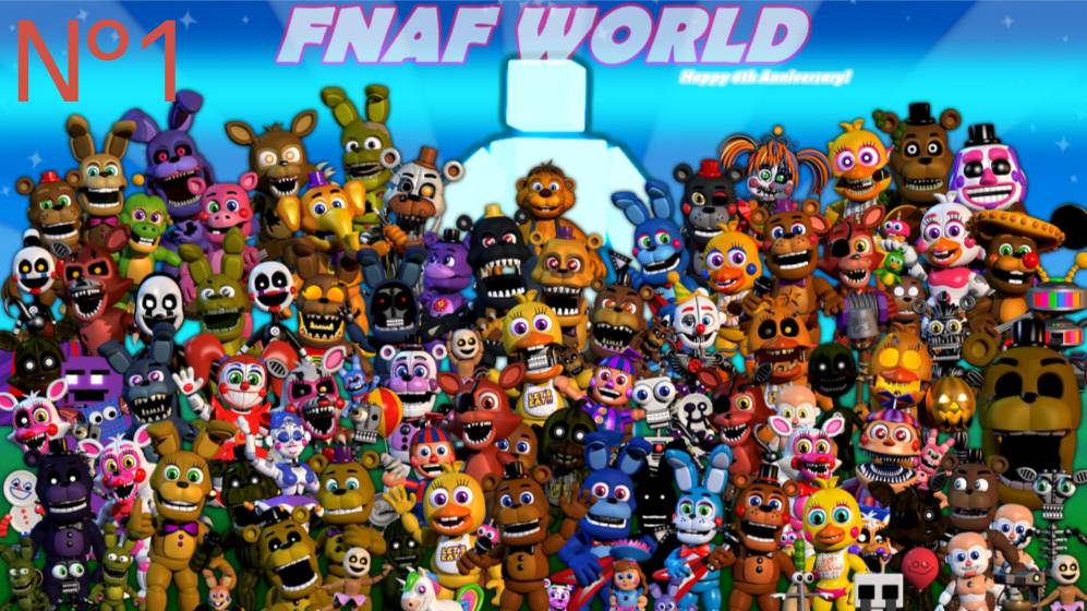 Прохожу игру FNAF World