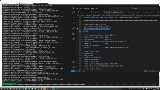 Настройка репликации MySQL Master-Slave с использованием MySQL 8 смотреть онлайн