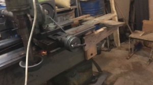 Шлифовка станины токарного станка