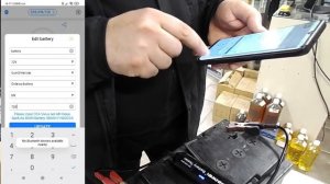 Тест на повреден акумулатор с KONNWEI BK200