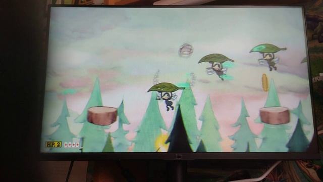 играем в ,,Cuphead``#2 ааааа меня цветок в бабочку превращает хелп смотреть онлайн