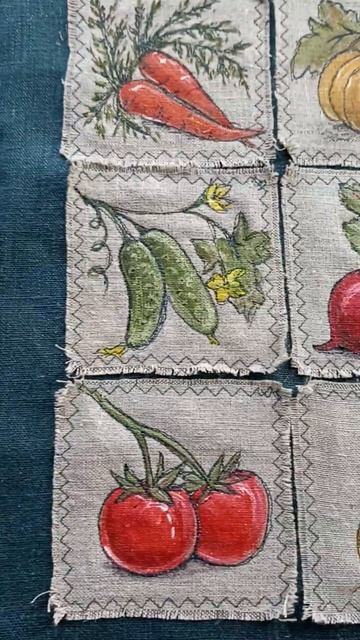 Шью лоскутные сумки!!! Лен. Ручная роспись. смотреть онлайн