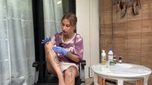 Делаю тату сама себе. Хендпоук - тюремная татуировка?