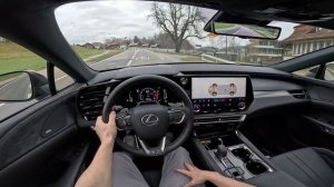 Lexus RX 500h F Sport Hybrid 2023 Test Drive POV