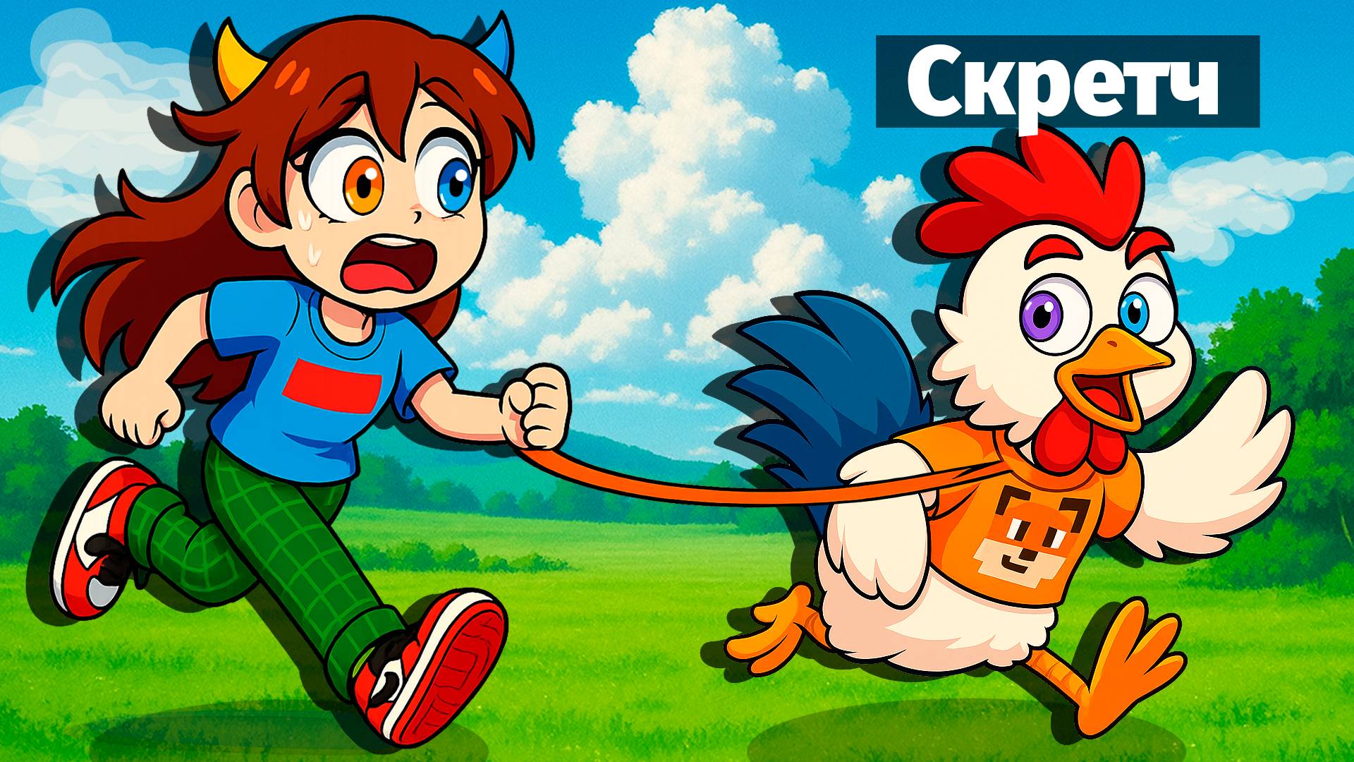 ❤️ СКРЕТЧ СТАЛ КУРИЦЕЙ в РОБЛОКС смотреть онлайн
