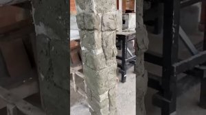 печь в бане под камин. артбетон. андрей антонов художн?
