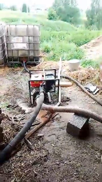МОТОПОМПА ДЛЯ ГРЯЗНОЙ ВОДЫ ‼️#бурениенаводу#