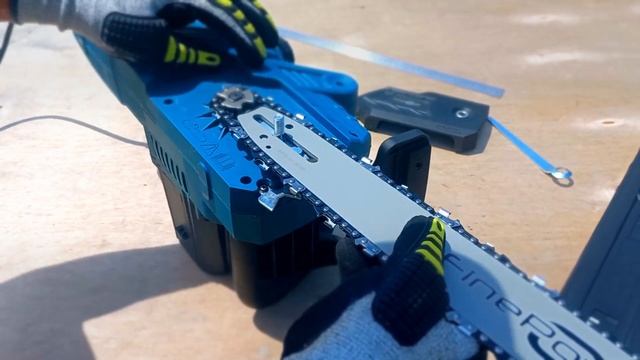 Установка цепи и шины FinePower CSE1816