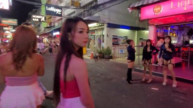 Паттайя.Улица разврата,улица красных фонарей. смотреть онлайн