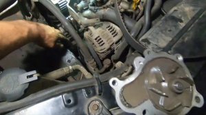 Замена помпы Хюндай Сантафе 2,0 crdi(Hyndai SantaFe)Греется маши