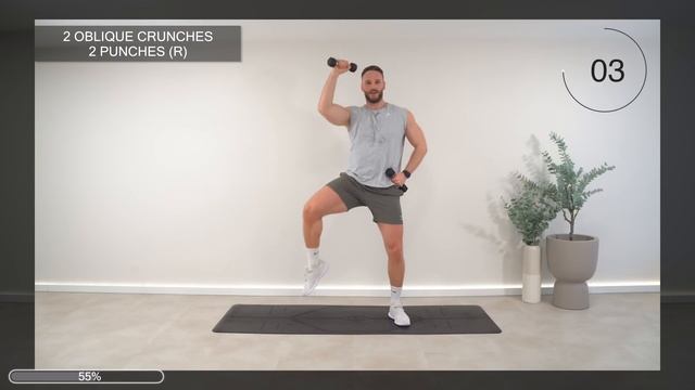 30 Min Lose BELLY FAT   With Light Dumbbells   Low Impact (At Home, No Repeats)   By Fit Mo