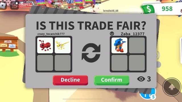 СТАЛА ТРАСТ ТРЕЙДЕРОМ в Adopt me! Бося Roblox смотреть онлайн