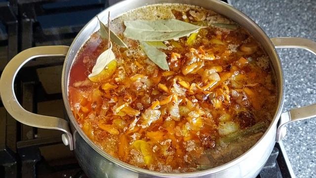 Борщ со стручковой фасолью и бобами. Удивительный вку?