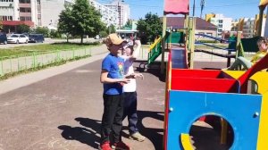 Детский паркур. Дети на площадке