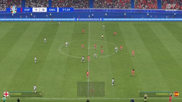 Финал EURO 2024 на других событиях FC24 PS5 Slim 60 FPS смотреть онлайн